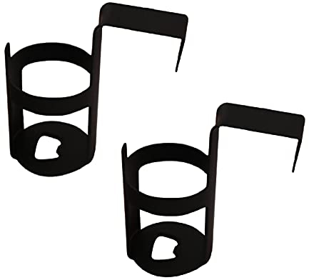 2 Stück Becherhalter Auto Getränkehalter, Universal Auto Flaschenhalter Hängender Dosenhalter mit Flaschenöffner Funktion Einhängen ins Seitenschlitz des Autos