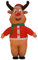 NiSotieb Christmas Inflatable Reindeer Costume for Adults - Men's Halloween Costume and Christmas Decor
