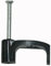 Cable Clip Flat Black 2.50MM 100/BOX | Cable Management Clips Accessories, 100 X Qty - ZZV44166