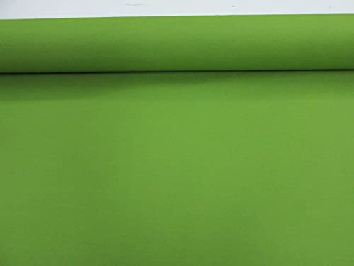 GADETEX Loneta Lisa Nº 151 Verde Pistacho, 70% Algodón, 30% Poliéster, Sólido, Tela por Metro, 2.80 m de Ancho
