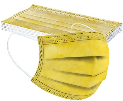 Generisch 10 Stück 𝙤𝙥 𝙢𝙖𝙨𝙠𝙚𝙣 Mundschutz Erwachsene Motiv Mode Druck Einmal 3-lagig Bunt Filtrierende Mundschutz Atmungsaktiv Mund Nasenschutz Schals für Damen und Herren