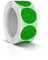 Round Stickers Green 25 mm Circle Labels Colour Coding Dot Vinyl Floor Sticker Waterproof Removable Roll of 500