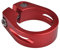 Azarxis Sattelklemme 28,6mm 31,8mm 34,9mm, Fahrrad Schnellspanner Sattelstützenklemme Sattelstütze für Fahrrad (02 Rot - ohne Schnellspanner, 31,8mm)