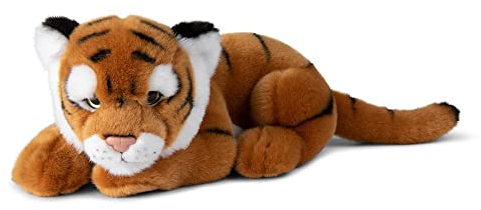 WWF 01192 - Plüschtier Tiger, lebensecht gestaltetes Kuscheltier, ca. 30 cm groß, wunderbar weich und kuschelig, Handwäsche möglich