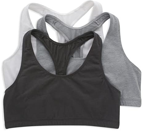 Hanes Damen-Bralette, Ringerrücken, T-Rücken, 3er-Pack, X-Small