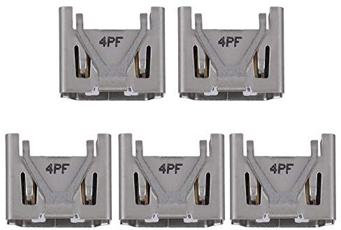 KOSDFOGE Lot de 5 Connecteurs D'Interface de Port de Prise HDMI pour Console de Jeu pour PS4 Slim/Pro