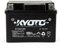 Batterie moto AGM Kyoto SLA GTZ5S-BS - Dimensions : 11,3 x 7 x 8,5 cm pour HONDA MSX 125 2013-