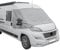 Preiswert&Gut Frontscheibenabdeckung kompatibel für FIAT Ducato X290 Weiß,Grau Wohnmobil UVSchutz (Grau)