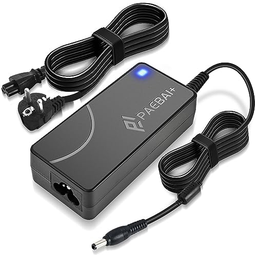 PAEBAI+ 65W Chargeur Ordinateur pour Toshiba Satellite C50 C55 C655 C850 C855 L655 L745 L755 L855 P50 P755 A105 A205 A505 A665 Portege Z30 Z930 Z830 Radius 11 14 15 19V 3,42A Portable PC Adaptateur