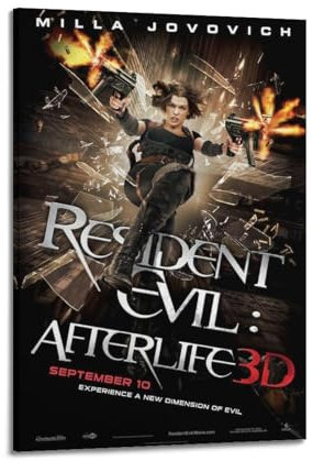 VZRSQZK Filmposter Resident Evil 4 God of War Wiedergeburt, dekoratives Gemälde, Leinwand-Wandposter und Kunstdruck, modernes Familienschlafzimmer-Dekor-Poster, 30 x 45 cm