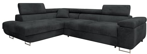 Mirjan24 Ecksofa Torezio Premium mit Bettkasten (Sorriso 01, L)