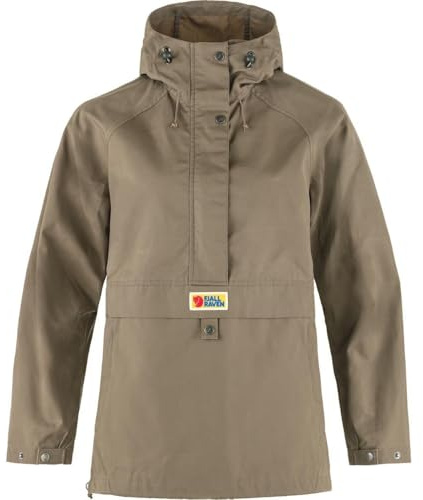 Fjällräven Vardag Anorak W Damen Wanderjacke Outdoorjacke Suede Brown braun