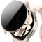 Neitra Privatsphäre Hülle für Samsung Galaxy Watch 6 2023 40mm, PC harte Hülle Kratzfest Gehäuse mit Anti-Spy HD Gehärtetes Displayschutz, Gesamt Schutzhülle Cover Smartwatch Zubehör für Galaxy Watch6