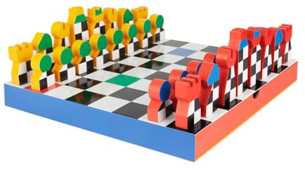 Balvi Gioco da Tavolo Scacchi Hey Chess Prodotto di Progettazione Legno