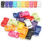50 Stück Plastik Schnallen, Steckschnalle 10mm, Farbe Steckschnallen-Klickverschluss, Side Release Steckverschluss für Seil, Rucksackgurte, Hundehalsbänder, Regenschirm Seil Armbänder, Ersatzschnalle