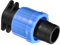 YOKIVE 10 Piezas Acoplamiento de Extremo de Tubos de Riego por Goteo con Cierre de Púas para Cintas de Goteo | para Sistema de Riego de Jardín (Azul, Ajuste para 16mm)