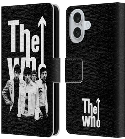 Head Case Designs Offizielle The Who 64 Elvis Kunst Band Kunst Leder-Wallet-Hülle Kompatibel mit Apple iPhone 16