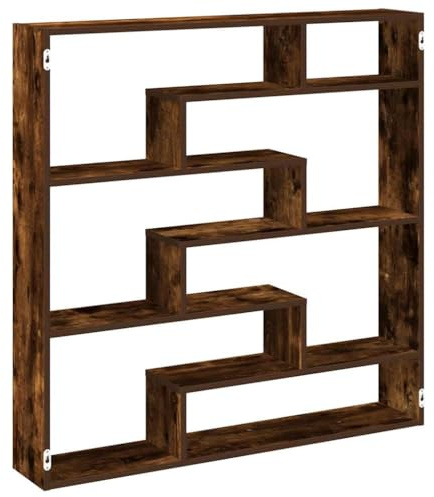 vidaXL Würfelregal 7 Fächer Räuchereiche Holzwerkstoff
