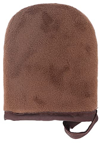 Bräunungshandschuh, Selbstbräuner-Handschuh-Applikator, Wiederverwendbarer Selbstbräuner-Applikator, Bräunungshandschuhe, Zum Auftragen von Bräunungsmousse oder -lotion (BROWN)