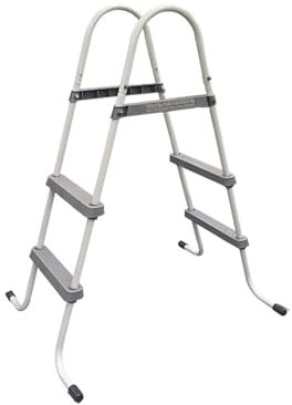 Escaleras para Piscinas Desmontables Material Metálico, Pedal Antideslizante, Fácil de Entrar y Salir, Escaleras para Piscinas para Piscina de hasta 34 de Altura