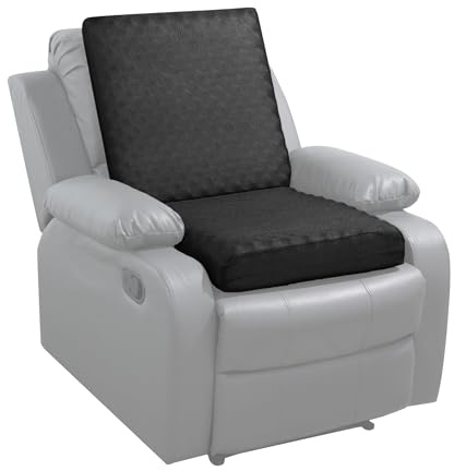TOPROUD Liegestuhlkissen für langes Sitzen, Eierkisten-Schaumstoffpolster für Liegestühle, rutschfestes Sitzkissen mit Rückenstütze für ältere Menschen (100 x 50 x 10 cm)