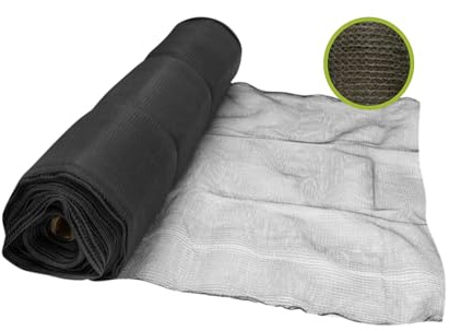PDL – Pegdev - Protective Pond Netting for Fish Safety and Leaf Control UV-Stabilised Rot-Proof Mesh for Gardens Ponds and Plant Protection Black 3m