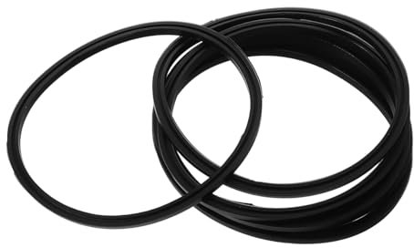 Toyvian 6pcs Silicone Replacement Gasket Seal Water Cup Lid Seal Leakproof Bottle Gasket for Travel Mugs Compatible