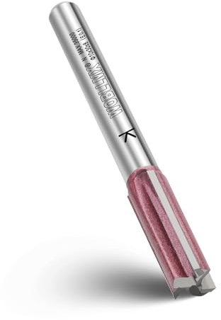 WOBLLMX Fraise à rainurer à 3 lames - Tige de 8 mm - Diamètre : 12 mm - Longueur de travail : 30 mm - Carbure professionnel - Fraise à rainurer standard pour bois, panneau de particules - Accessoires