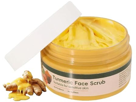 Kurkuma-Peeling-Gesichtspeeling für Gesicht und Körper, Tiefenreinigung und Entfernung von Mitessern.