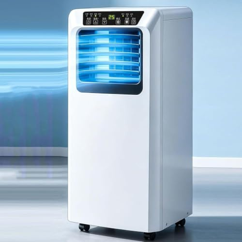 LCAIHONG Condizionatore Portatile 10000 BTU, unità Aria Condizionata con Telecomando, Oscillazione 120° e Timer 24 Ore, Deumidificatore Ventilatore 3-in-1 Silenzioso per