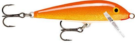 Rapala Unisex-Adult Countdown Locken, Gold Fluorescent Red, 9cm
