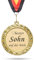 andSmile Medaille mit Gravur - Bester Sohn auf der Welt - Orden aus hochwertigem Metall - Sohn Geschenke - Mutter & Vater Geschenke für den Sohn - Abzeichen