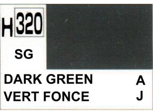 Gunze - Avion Miniature - Peinture maquette Gunze Vert Fonce - H320