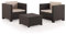 Shaf - Tête à Tête Diva | Lounge Gartenmöbel Set 2 Personen | Balkonmöbel Set für Terrasse oder Garten - Wengue