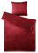 aqua-textil Feelwell Bettwäsche 135 x 200 cm 2teilig Coral Fleece Bettbezug Mikrofaser Thermo Flausch Bordeaux