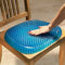 Fair Shop Cuscino Gel Anti Decubito Ergonomico Traspirante Sedute Prolungate 37x30x3 Cm