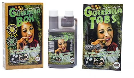 Weedness BioTabs Guerilla Starter Pack - Organic Fertilizer for Plants, Flowers, Vegetables, Herbs and Trees