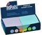 AdPads® selbstklebende Haftnotizzettel | 75 x 70mm, 6 Blöcke à 100 Blatt, Set Bunt Pastellfarbe | Kleine Sticky Notes Box