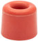 Wagner Doorstop Volcano Small - Ø 30 x 24 mm, red Retro Style Buffer Made of Solid Rubber, to be Screwed on Floors or Walls - 15205121