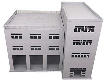 Outland Models Paesaggio per auto in miniatura a 3 bancarelle camion garage/casa motore calibro 1:64 S