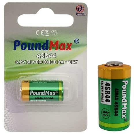 4SR44,PX28,544,4LR44 6.2V PoundMax Silver Oxide Battery