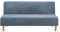 Mingfuxin Armlose Schlafsofabezüge, Stretch-Samt Futon Couchbezug Dicke weiche gemütliche Sofa Schonbezug Möbelschutz für 2-3-Sitzer armloses Klappsofa