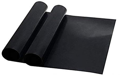 2pcs / lot réutilisable barbecue barbecue cuisson de cuisson de cuisson antiadhésif anti-bâton en feuilles de fourrure résistant à la chaleur barbecue cuisse de cuisson à pâtisserie feuille pour barbe