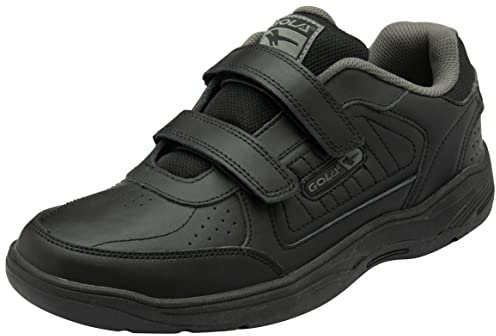 Gola Men's Belmont 2 Twin Bar Walking Shoe, Black, 11 UK
