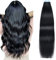SUYYA Tape Extensions Echthaar,Invisible Tape in Extensions Echthaar Seidig Gerade Remy Tape Haarverlängerungen Echte Menschliches Haar 24 Zoll 60cm 20 Stück 50G #1 Tief Schwarz