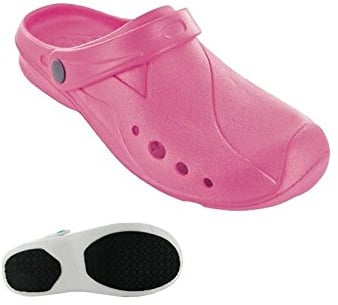Hurry Jump Zuecos Sanitarios Mujer Zuecos Hombre Unisex Zuecos Enfermera Antideslizante Socas Hospitalares Zuecos Mujer Fucsia - 37