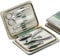 MR.GREEN Manicure Sets Pedicure Kits Stainless Steel Nail Clipper Set Personal Care Tools with PU Leather Case (Green)