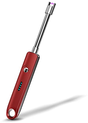Candle Lighter Gifts For Women, Mum, Wife, Girlfriend: Eletorot USB C Rechargeable Electric Windproof Flameless Fire Arc Lighters, Long for Tea Lights Gas BBQ Camping