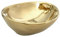 VBChome Waschbecken Gold 41 x 35 x 15 cm Kleine Keramik Oval Waschtisch Handwaschbecken Aufsatzwaschbecken Waschschale Gäste WC