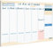 PACKLIST Planner Settimanale Scrivania - Agenda da Tavolo A4 per Appuntamenti - 52 Flogi - Calendario Perpetuo di Design